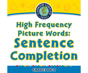 High Frequency Picture Words: Sentence Completion - FLASH-PC