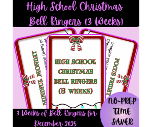 High School Christmas Bell Ringers (3 Weeks)
