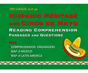 Hispanic/Latinx Heritage Reading Comprehension for 3rd-4th Grade