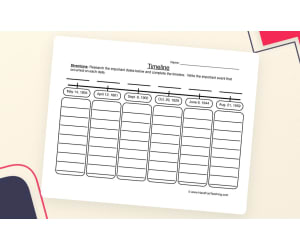 Historical Timeline Worksheet