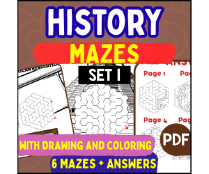 History Mazes - Set 1 (PDF)