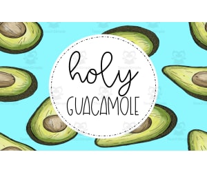 Holy Guacamole Background Freebie