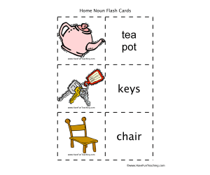 Home Flash Cards