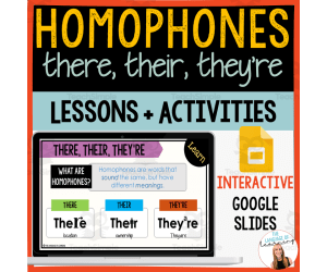 Homophones Interactive Unit