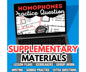 Homophones Supplementary Materials Grade 5-6 (PDF)
