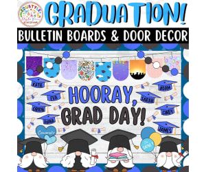 Hooray, Grad Day!: Graduation Bulletin Boards And Door Decor Kits