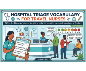 Hospital Triage Vocabulary for Travel Nurses