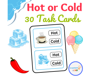 Hot or Cold Task Cards.