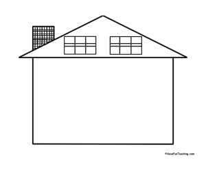 House Shape Book Activity