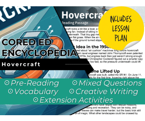 Hovercraft Reading Comprehension Passage - Cored Ed Encyclopedia