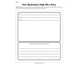 How Illustrations Help Tell a Story Worksheet