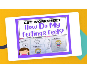How My Body Reacts to Emotions Worksheet
