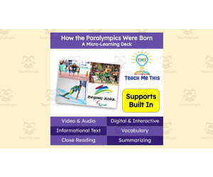 How the Paralympics Were Born | Reading Comprehension Deck | Interactive Lesson