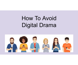 How To Avoid Digital Drama-An SEL Lesson Plan