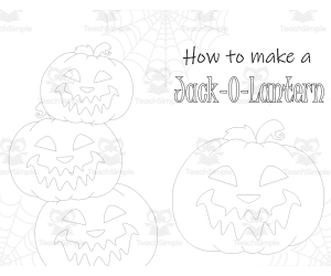 How to make a Jack-O-Lantern Book