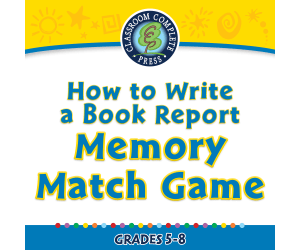 How to Write a Book Report: Memory Match Game - FLASH-MAC