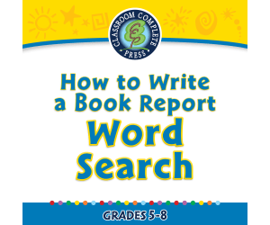 How to Write a Book Report: Word Search - FLASH-MAC