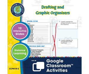 How to Write an Essay: Drafting and Graphic Organizers - Google Slides Gr. 5-8