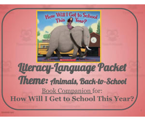 How Will I Get to School This Year?: AAC-Lang.-Literacy Book Companion