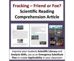Hydraulic Fracturing Reading Comprehension Article