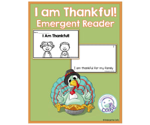 I am Thankful! - Emergent Reader