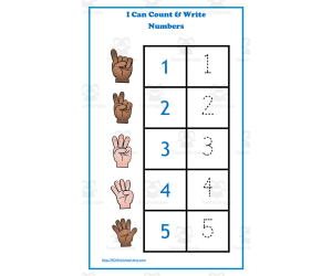 I Can Count Numbers