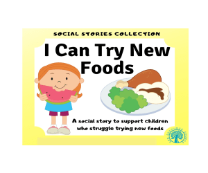 I Can Try New Foods Social Story
