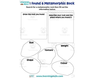 I Found a Metamorphic Rock Activity