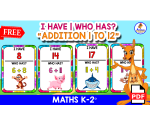 I HAVE, WHO HAS? | Addition Game of Tables 1 to 12
