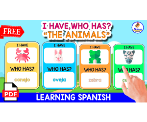 I HAVE WHO HAS? | VOCABULARIO DE ANIMALES EN ESPAÑOL