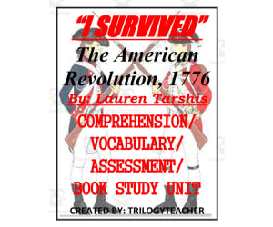 "I Survived the American Revolution, 1776" Book Study Unit