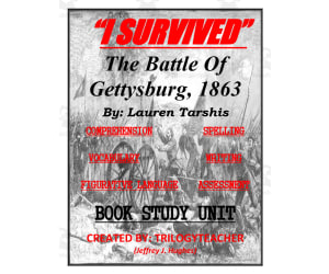 "I Survived the Battle of Gettysburg, 1863" Book Study Unit