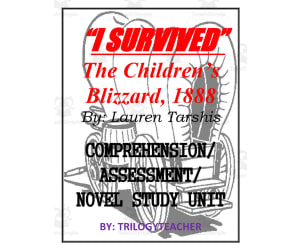 "I Survived The Children's Blizzard, 1888" Book Study Unit