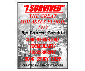 "I Survived The Great Molasses Flood, 1919" Book Study Unit
