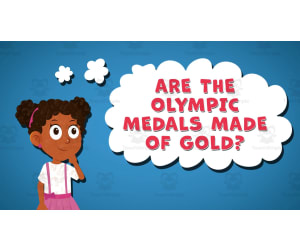 I WONDER - Are The Olympic Medals Made Of Gold | Animated Video Lesson