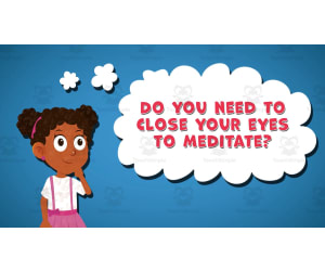 I WONDER - Do You Need To Close Your Eyes To Meditate | Animated Video