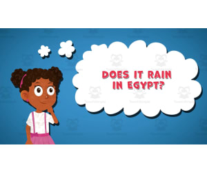 I WONDER - Does It Rain In Egypt | Animated Video Lesson