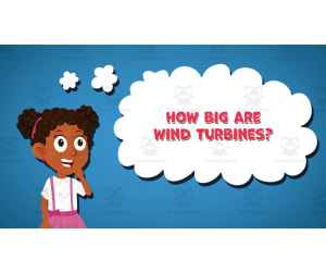 I WONDER - How Big Are Wind Turbines | Animated Video Lesson