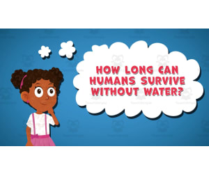 I WONDER - How Long Can Humans Survive Without Water | Animated Video