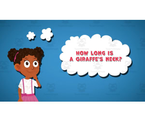 I WONDER - How Long Is A Giraffe's Neck | Animated Video Lesson