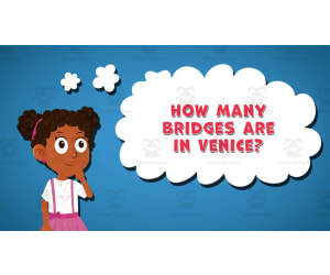I WONDER - How Many Bridges Are In Venice | Animated Video Lesson
