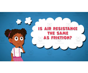 I WONDER - Is Air Resistance The Same As Friction | Animated Video