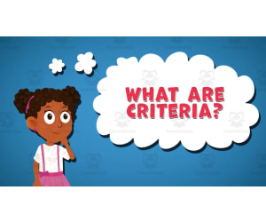 I WONDER - What Are Criteria | Animated Video Lesson