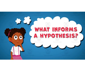 I WONDER - What Informs A Hypothesis | Animated Video Lesson