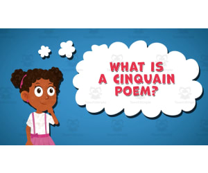 I WONDER - What Is A Cinquain Poem | Animated Video Lesson