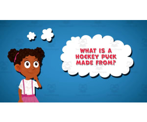 I WONDER - What Is A Hockey Puck Made From | Animated Video Lesson