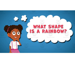 I WONDER - What Shape Is A Rainbow | Animated Video Lesson