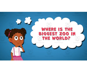 I WONDER - Where Is The Biggest Zoo In The World | Animated Video