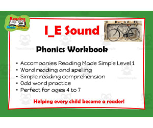 I_E: Phonics Workbook Reading Made Simple