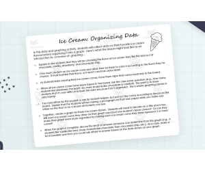 Ice Cream Graph Activity